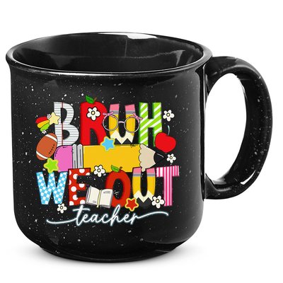 Bruh We Out Teacher Summer Last Dat Of School 15oz Campfire Ceramic Mug