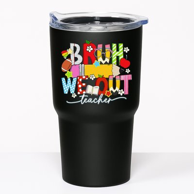 Bruh We Out Teacher Summer Last Dat Of School Tumbler