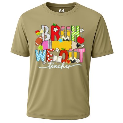 Bruh We Out Teacher Summer Last Dat Of School Performance Shirt