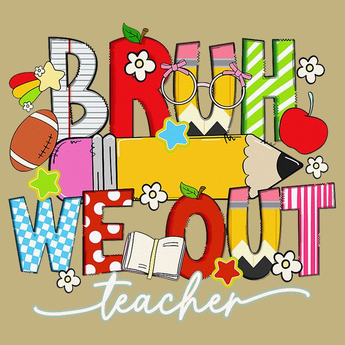 Bruh We Out Teacher Summer Last Dat Of School Cooling Performance Long Sleeve Crew