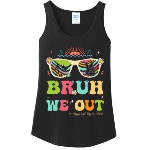 Bruh We Out Funny Last Day Of School Teacher Boy Girl Summer Ladies Essential Tank