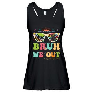 Bruh We Out Funny Last Day Of School Teacher Boy Girl Summer Ladies Essential Flowy Tank