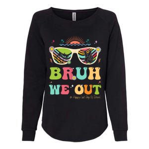 Bruh We Out Funny Last Day Of School Teacher Boy Girl Summer Womens California Wash Sweatshirt