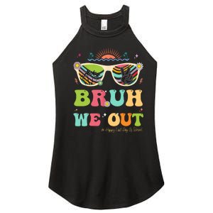 Bruh We Out Funny Last Day Of School Teacher Boy Girl Summer Women's Perfect Tri Rocker Tank