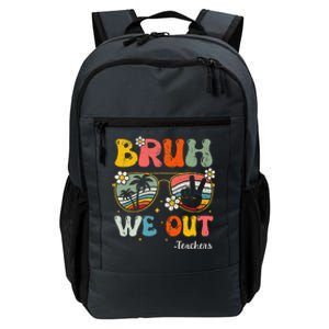 Bruh We Out Happy Last Day Of School Teacher Student Summer Daily Commute Backpack