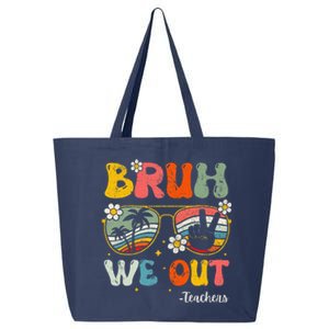 Bruh We Out Happy Last Day Of School Teacher Student Summer 25L Jumbo Tote