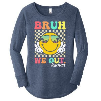 Bruh We Out Happy Last Day Of School Teacher Student Summer Women's Perfect Tri Tunic Long Sleeve Shirt