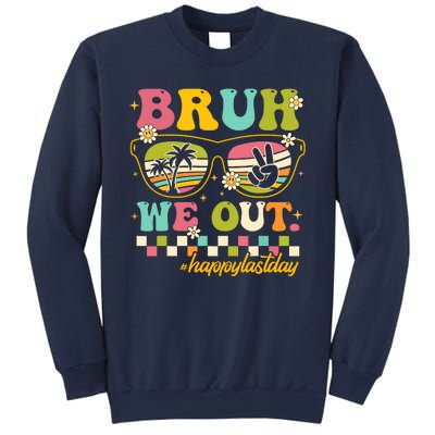 Bruh We Out Funny Last Day Of School Teacher Boy Girl Summer Sweatshirt