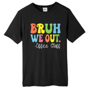 Bruh We Out Office Staff Happy Last Day Of School Groovy Tall Fusion ChromaSoft Performance T-Shirt