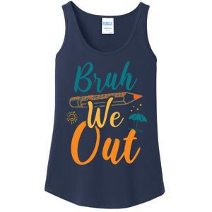 Bruh We Out Women Happy Last Day Of School Teacher Funny Ladies Essential Tank