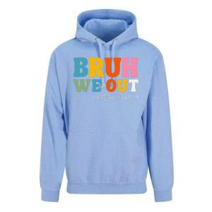 Bruh We Out Administration Happy Last Day School Unisex Surf Hoodie