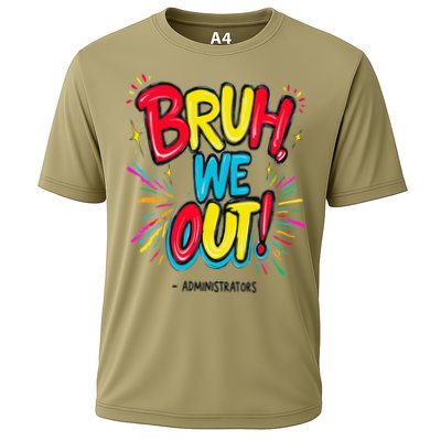 Bruh We Out Administrators Funny Happy Last Day Of School Performance Shirt