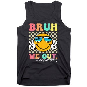 Bruh We Out Happy Last Day Of School Teacher Boy Girl Summer Tank Top