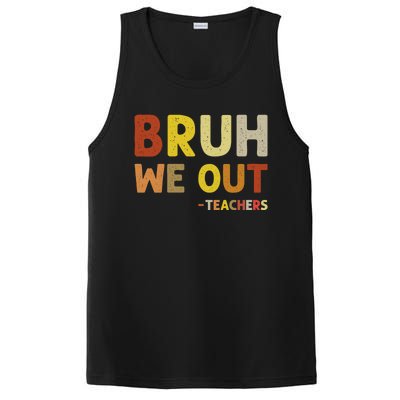 Bruh We Out Teachers Summer Last Day Of School PosiCharge Competitor Tank