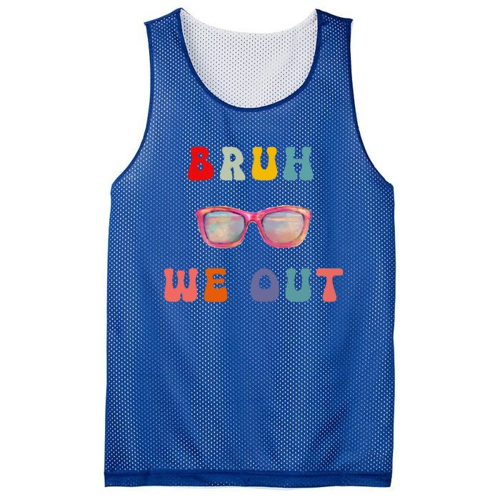 Bruh We Out Gift Mesh Reversible Basketball Jersey Tank