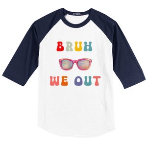 Bruh We Out Gift Baseball Sleeve Shirt