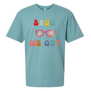 Bruh We Out Gift Sueded Cloud Jersey T-Shirt