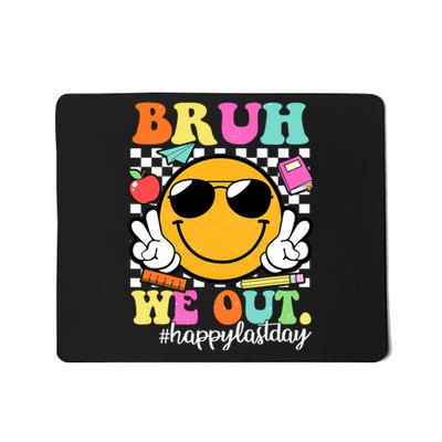 Bruh We Out Teachers Happy Last Day Of School Summer Mousepad