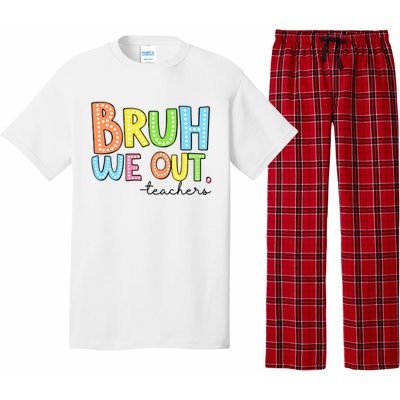 Bruh We Out Teacher Pajama Set