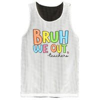 Bruh We Out Teacher Mesh Reversible Basketball Jersey Tank