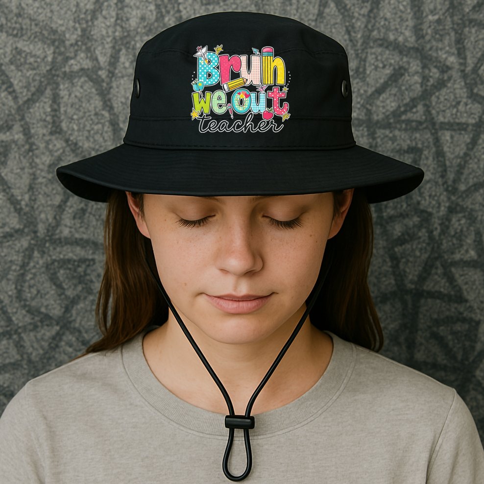 Bruh We Out Teachers End Of School Year Teacher Summer Bucket Hat