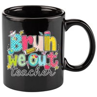 Bruh We Out Teachers End Of School Year Teacher Summer 11oz C Handle Ceramic Mug