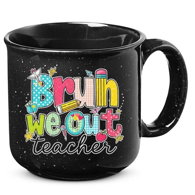 Bruh We Out Teachers End Of School Year Teacher Summer 15oz Campfire Ceramic Mug