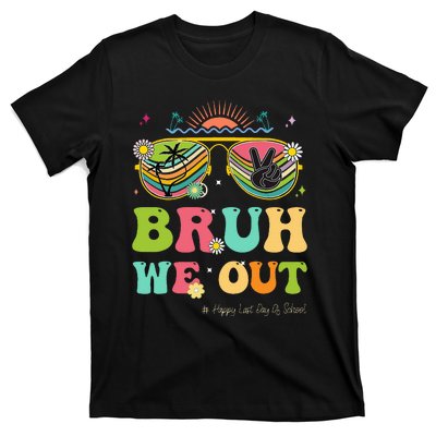 Bruh We Out Funny Last Day Of School Teacher Boy Girl Summer T-Shirt