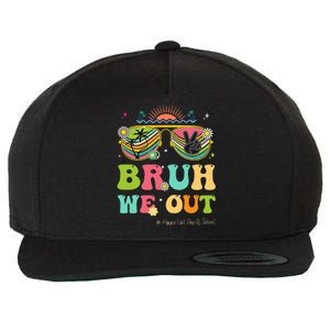 Bruh We Out Funny Last Day Of School Teacher Boy Girl Summer Wool Snapback Cap