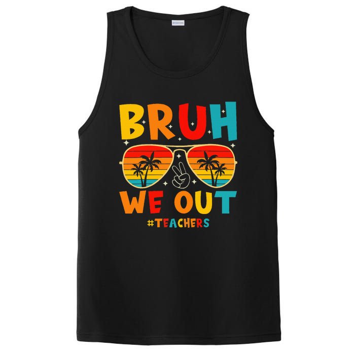 Bruh We Out Happy Last Day Of School Teachers Summer PosiCharge Competitor Tank