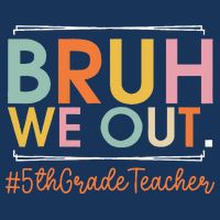 Bruh We Out 5th Grade Teacher Last Day Of School Summer Cooling Performance Crew T-Shirt