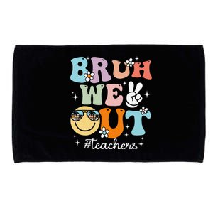 Bruh We Out Teachers Last Day Of School End Of School Year Microfiber Hand Towel