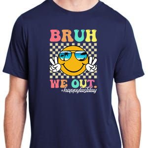 Bruh We Out Happy Last Day Of School Teacher Boy Girl Summer Adult ChromaSoft Performance T-Shirt