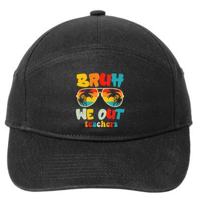 Bruh We Out Teachers 7-Panel Snapback Hat