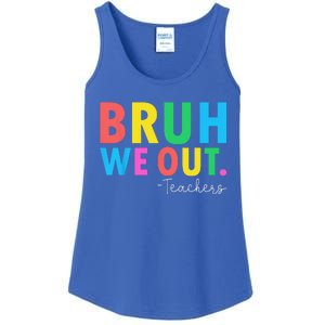 Bruh We Out Teachers Summer Last Day Of School Ladies Essential Tank