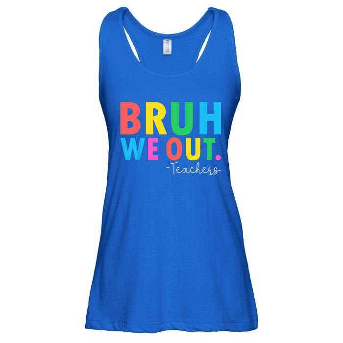 Bruh We Out Teachers Summer Last Day Of School Ladies Essential Flowy Tank