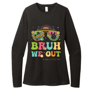 Bruh We Out Funny Last Day Of School Teacher Boy Girl Summer Womens CVC Long Sleeve Shirt