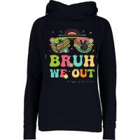 Bruh We Out Funny Last Day Of School Teacher Boy Girl Summer Womens Funnel Neck Pullover Hood