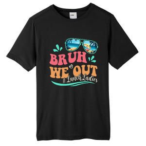 Bruh We Out Funny Last Day Of School Lunch Lady Summer Tall Fusion ChromaSoft Performance T-Shirt