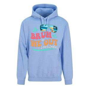 Bruh We Out Funny Last Day Of School Lunch Lady Summer Unisex Surf Hoodie