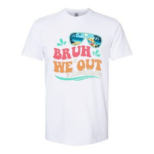 Bruh We Out Funny Last Day Of School Lunch Lady Summer Softstyle CVC T-Shirt