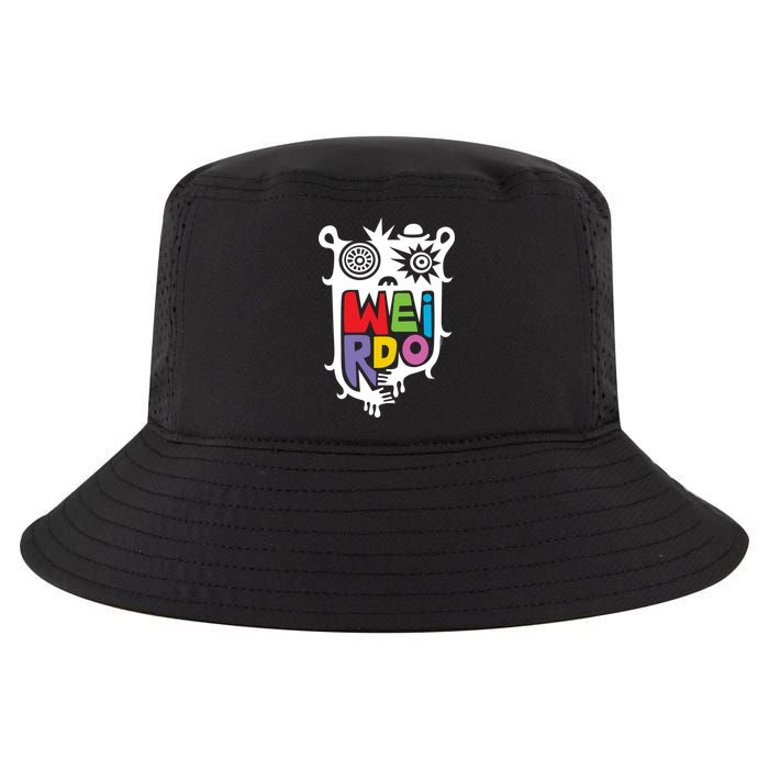 Big Weirdo On Black Cool Comfort Performance Bucket Hat