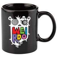 Big Weirdo On Black 11oz C Handle Ceramic Mug