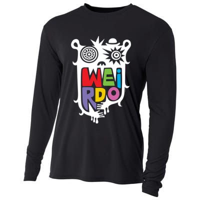 Big Weirdo On Black Cooling Performance Long Sleeve Crew