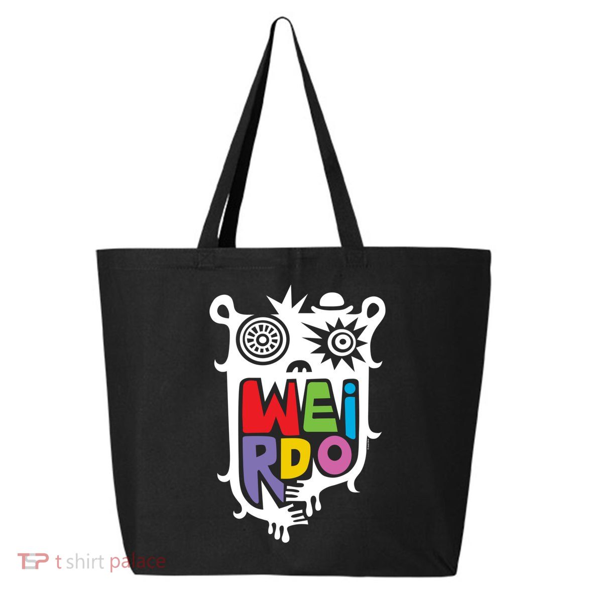 Big Weirdo On Black 25L Jumbo Tote