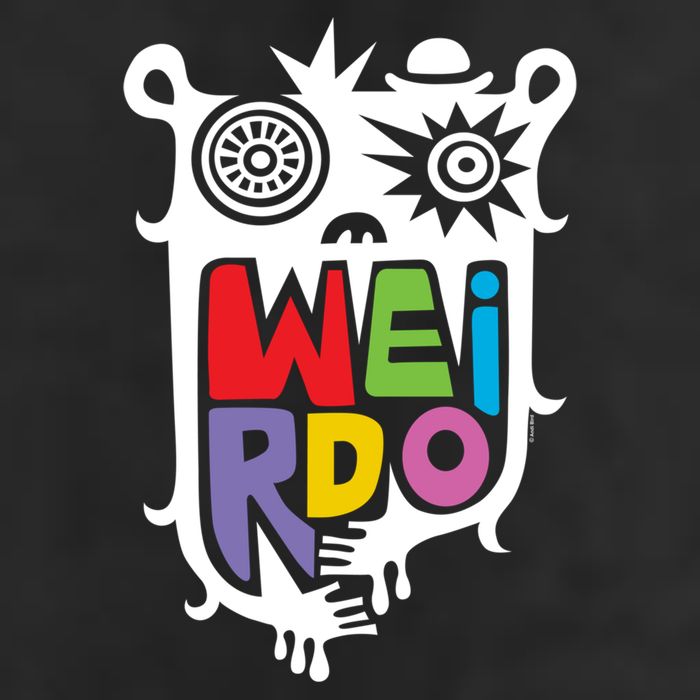 Big Weirdo On Black 25L Jumbo Tote