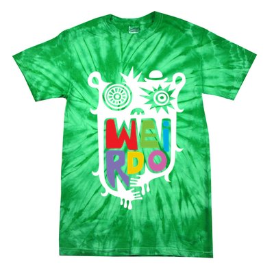 Big Weirdo On Black Tie-Dye T-Shirt