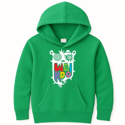Big Weirdo On Black Kids Hoodie