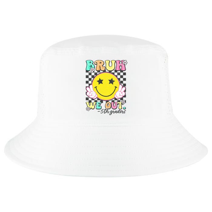 Bruh We Out 5th Graders Fifth Grade Graduation Class 2025  Cool Comfort Performance Bucket Hat