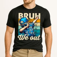 Bruh We Out Dabbing Boy Happy Last Day Of School Cooling Performance Crew T-Shirt